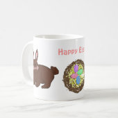 Mug Nid de Pâques avec Lapins (Devant gauche)