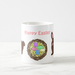 Mug Nid de Pâques avec Lapins