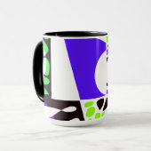 Mug Nid d'oiseau - Indigo White (Devant gauche)
