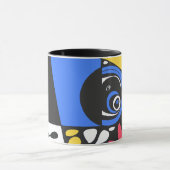Mug Nid d'oiseau - Noir bleu (Centre)
