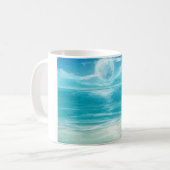 Mug Nidification de la tortue de mer de l'aquarelle (Devant gauche)