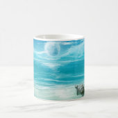 Mug Nidification de la tortue de mer de l'aquarelle (Centre)