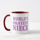 Mug Nièce d'Okayest du monde (Gauche)
