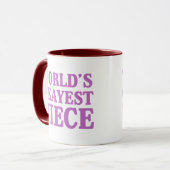 Mug Nièce d'Okayest du monde (Devant gauche)