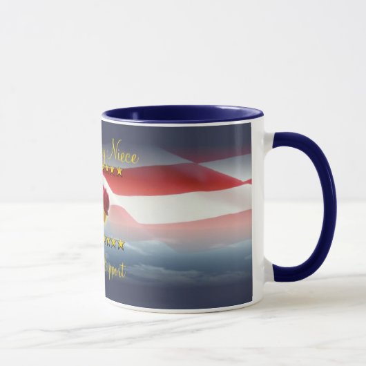 Mug Nièce fière de marine (Droite)