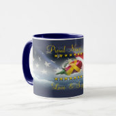 Mug Nièce fière de marine (Devant gauche)