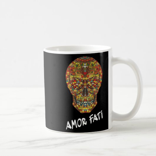 Mug Nietzsche Citation Stoïque Philosophe Sugar Crâne (Droite)