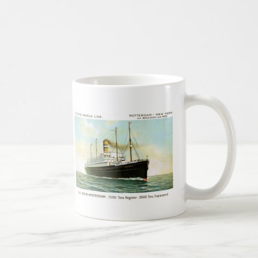 Mug Nieuw Amsterdam de 1906 (Droite)