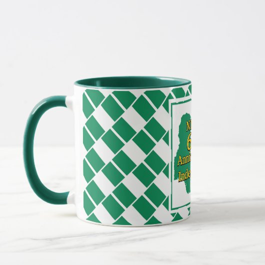 Mug NIGÉRIA 60e INDÉPENDANCE | Souvenir du drapeau nig (Gauche)