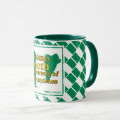 Mug NIGÉRIA 60e INDÉPENDANCE | Souvenir du drapeau nig (Devant droit)