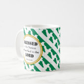 Mug NIGERIA Bénédiction Nation Monogramme Cadeau (Devant gauche)