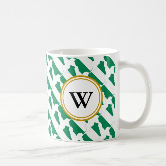 Mug NIGERIA Bénédiction Nation Monogramme Cadeau (Droite)