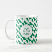 Mug NIGERIA Drapeau Patriotique Personnalisé Monogramm (Gauche)
