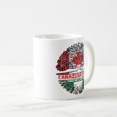 Mug Nigeria, Nigéria, Canada, drapeau canadien des rac (Devant droit)