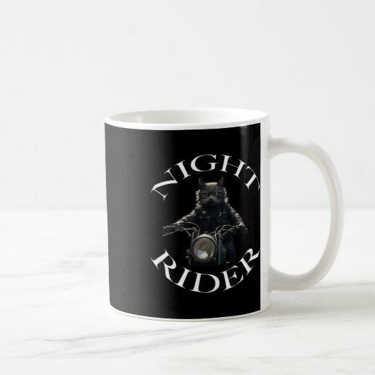 Mug Night Rider Mauvais Chat (Droite)