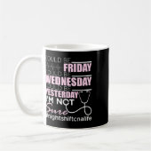 Mug Night Shift Cna Life - Certifié Nurant Istant Nu (Gauche)