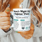 Mug Night Shift Nurse ER Crew Comfort Recipe