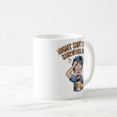 Mug Night Shift Nurse Survival Mode Funny Nurse Coffee (Devant droit)