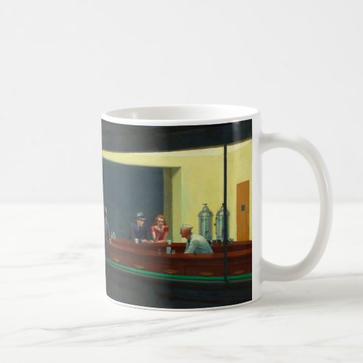 Mug Nighthawks peinture par Edward Hopper (Droite)