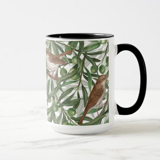 Mug Nightingales dans l'olivier (Droite)