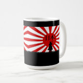 Mug Nihon Drapeau du Japon Samurai Série Patriotique M (Devant droit)