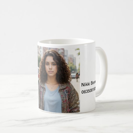 Mug Nikki Bowman Mug, 11 oz (Devant droit)