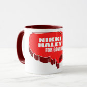MUG NIKKI HALEY POUR LE GOUVERNEUR (Devant gauche)