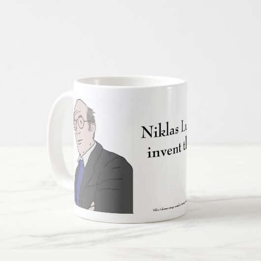 Mug Niklas Luhmann (Devant gauche)