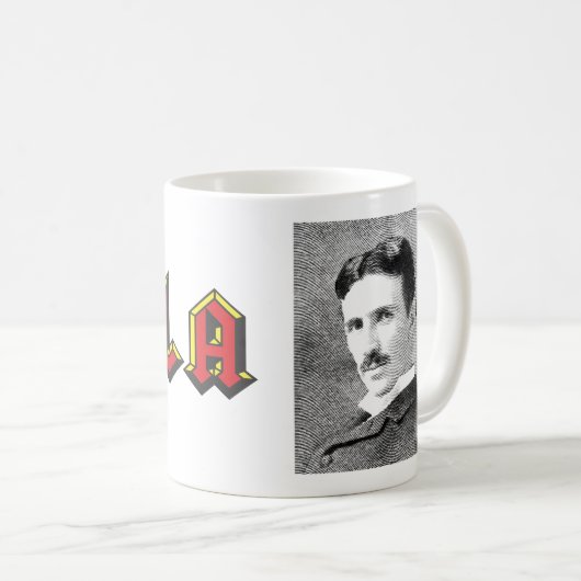 Mug Nikola Tesla (Devant droit)