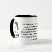 Mug Nikola Tesla et citation (Devant gauche)