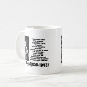 Mug Nikola Tesla Roue De La Nature Énergie Cinétique (Devant gauche)