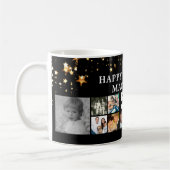 Mug N'Importe Quel Anniversaire 12 Photo Collage Gold  (Gauche)