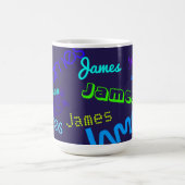 Mug N'importe quel nom Personnalisable Coloré Nom Moti (Centre)