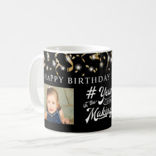 Mug N'importe quelle année de photo anniversaire dans 