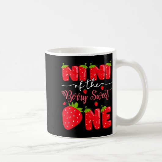 Mug Nini Of The Berry Sweet One 1st Birthday Strawberr (Droite)