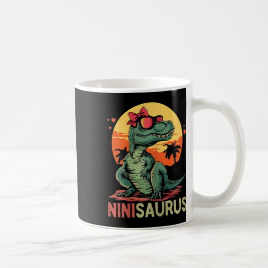 Mug Ninisaurus Dino Dinosaure Nini-saurus T-rex Mère' (Droite)