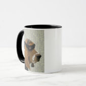 Mug Ninja Basset Hound Dog (Devant gauche)
