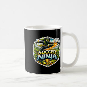 Mug Ninja de foot drôle amateur de footballeur blague