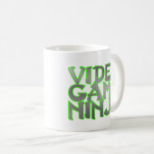 Mug NINJA de JEU VIDÉO (vert) (Devant droit)