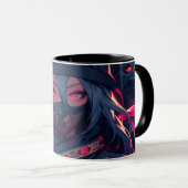 Mug Ninja et ses loups anime art (Devant droit)