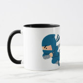 Mug Ninja Mignon | Mug à Café Ninja de Dessin Anim (Gauche)
