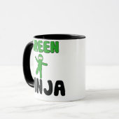 Mug Ninja vert (Devant gauche)
