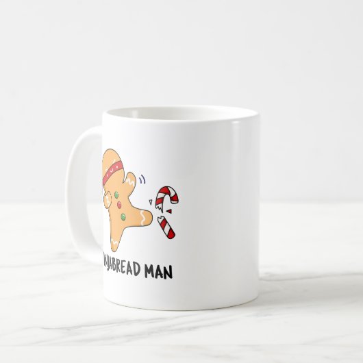 Mug Ninjabread Man Funny Gingerbread Pun (Devant gauche)