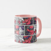 Mug Ninjas roses (Devant droit)