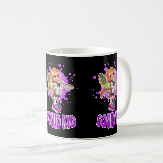 Mug Nintendo Splatoon calmar Kid Pink Splat Graphique  (Devant droit)