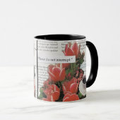 Mug N'Interrompez Pas L'Heure Du Thé Du Café Du Matin (Devant droit)