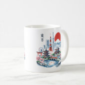 Mug Nippon Sakura Tokyo Cerisier (Devant droit)