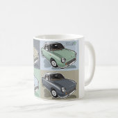 Mug Nissan Figaro dans quatre couleurs (Devant droit)