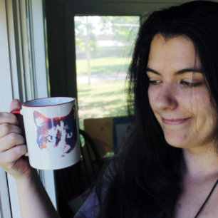 Mug Nitté vintage plaid