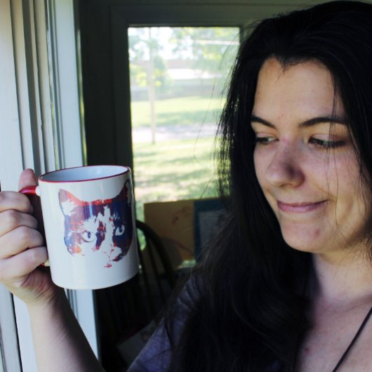 Mug Nitté vintage plaid